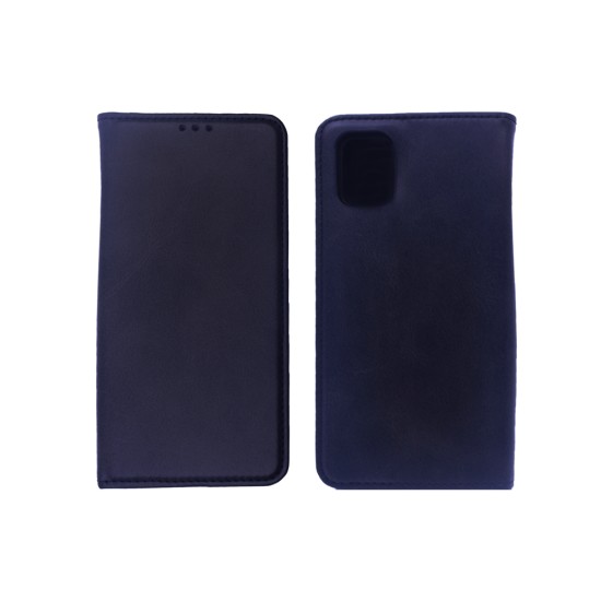 Capa de Couro com Bolso Interno para Samsung Galaxy A31 Preto